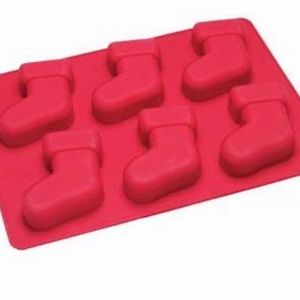 Personalized Christmas Stocking Cake Pan, New In Sealed Packaging